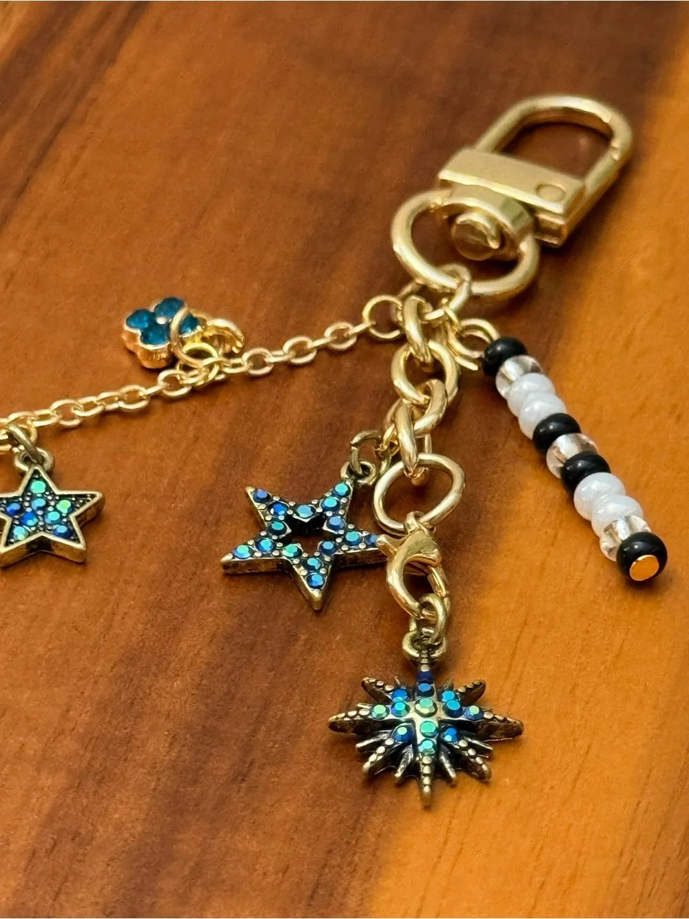 Handmade gold tone